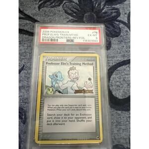 Professor Elm’s Training Method 79/101 EX Dragon Frontiers Reverse Holo PSA 6